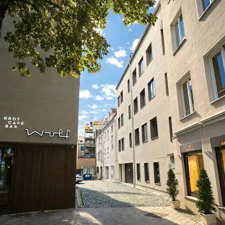 Trulyspace - Modernes Am Rathausplatz, Terrasse, Fahrstuhl 公寓 奥格斯堡